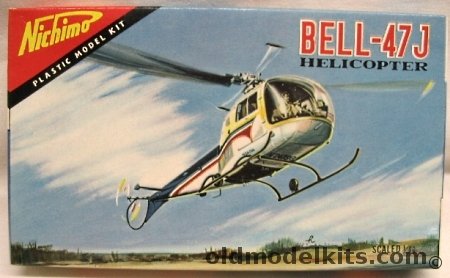 Nichimo 1/60 Bell-47J Sony Helicopter plastic model kit